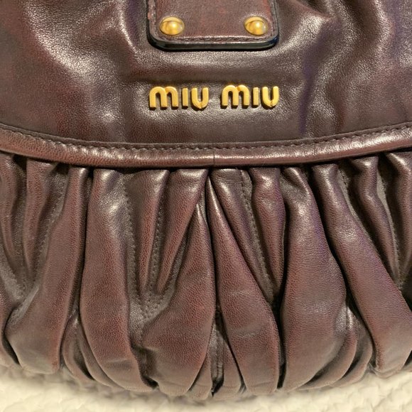Mui Mui Brown leather bag - Picture 5 of 7